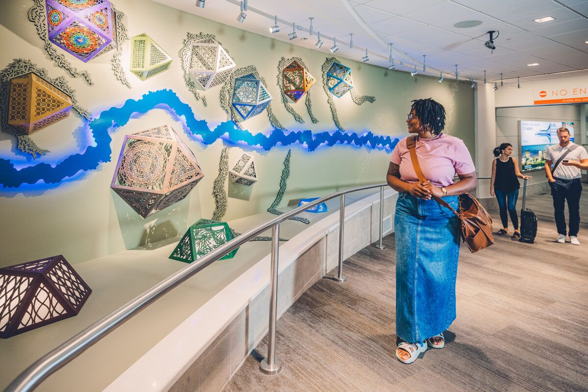 Art Program - Tales of the Land Wall Installation - Clinton